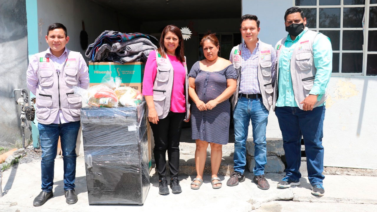 Entregan Apoyos A Familias Damnificadas Por Lluvias En Guadalupe